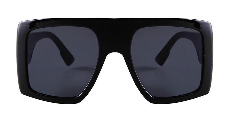 Black sunglasses with dark lenses